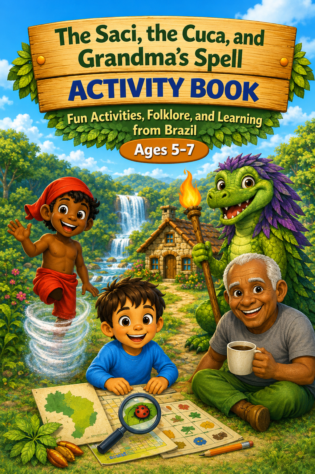 Capa do Livro de Atividades em Inglês — Vol. 1